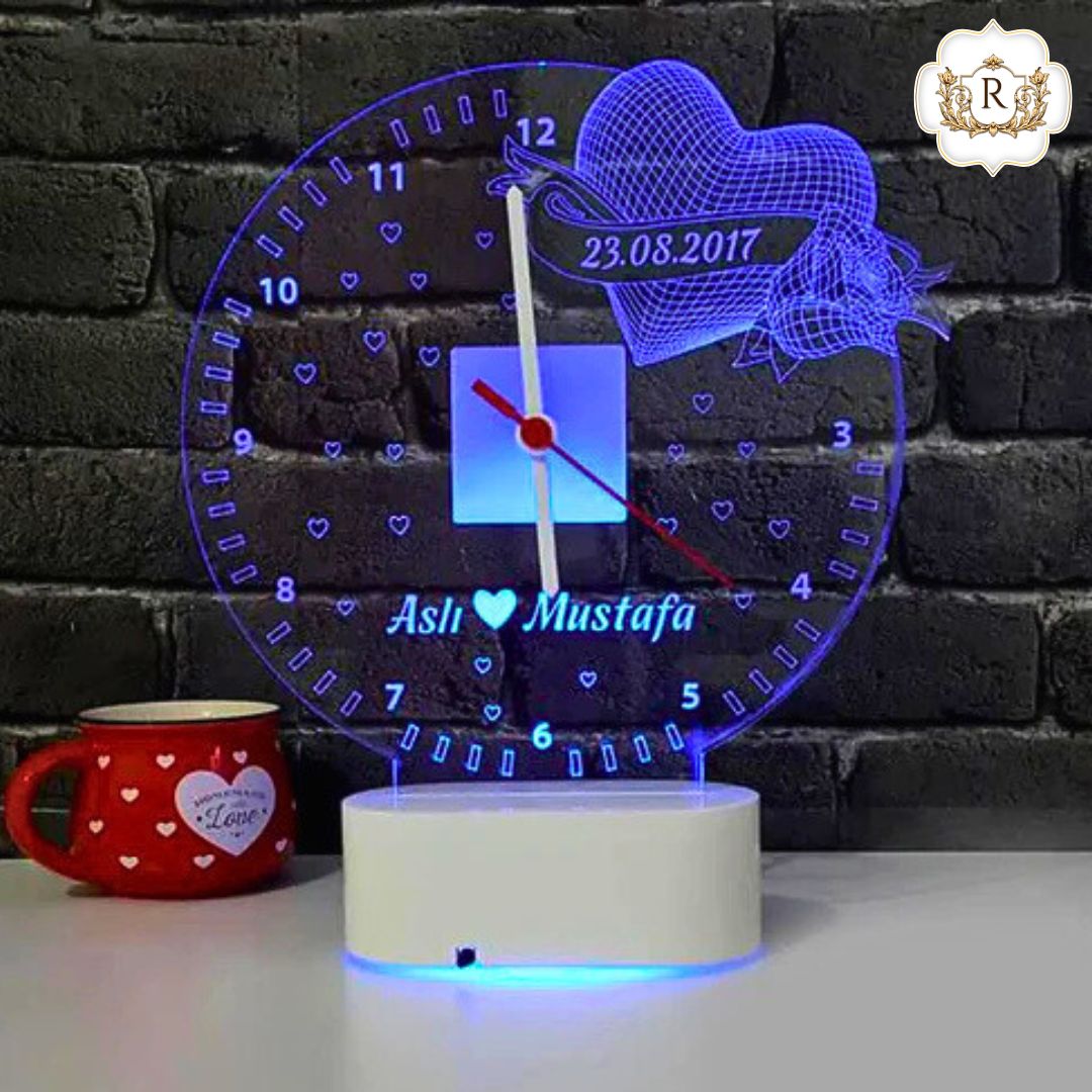 3D Illusion Customised Clock