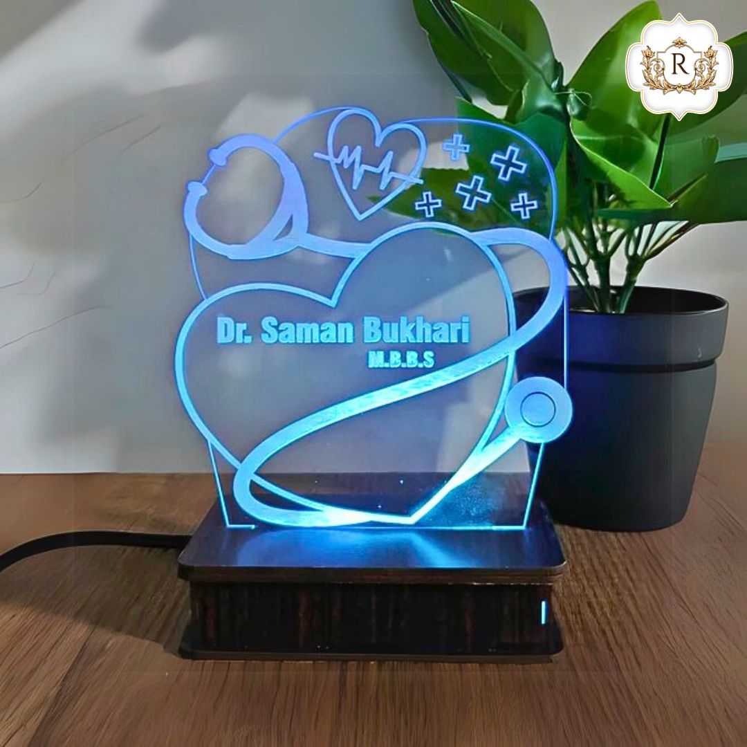 Doctor Customised 3D illusion Lamp