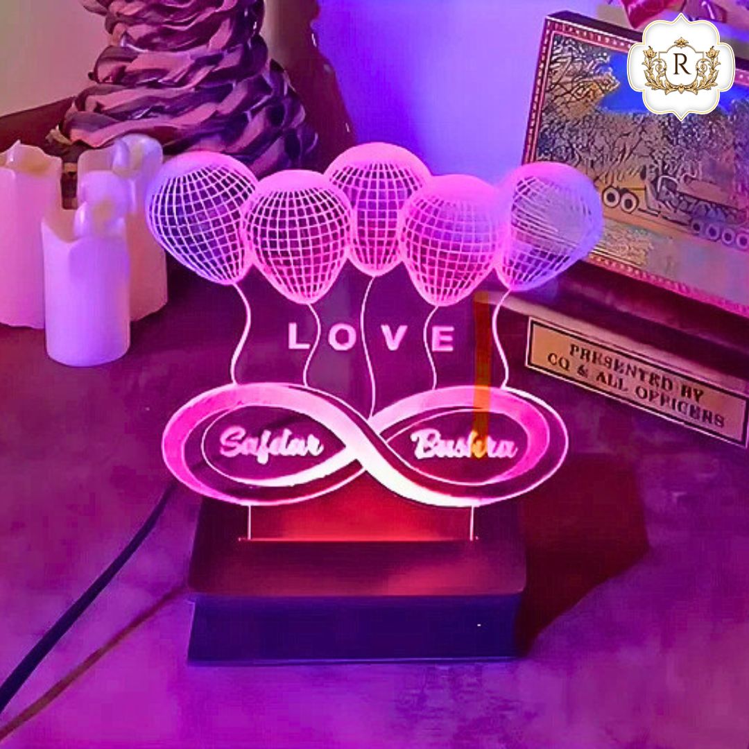 5 Baloon Customised Illusion Lamp